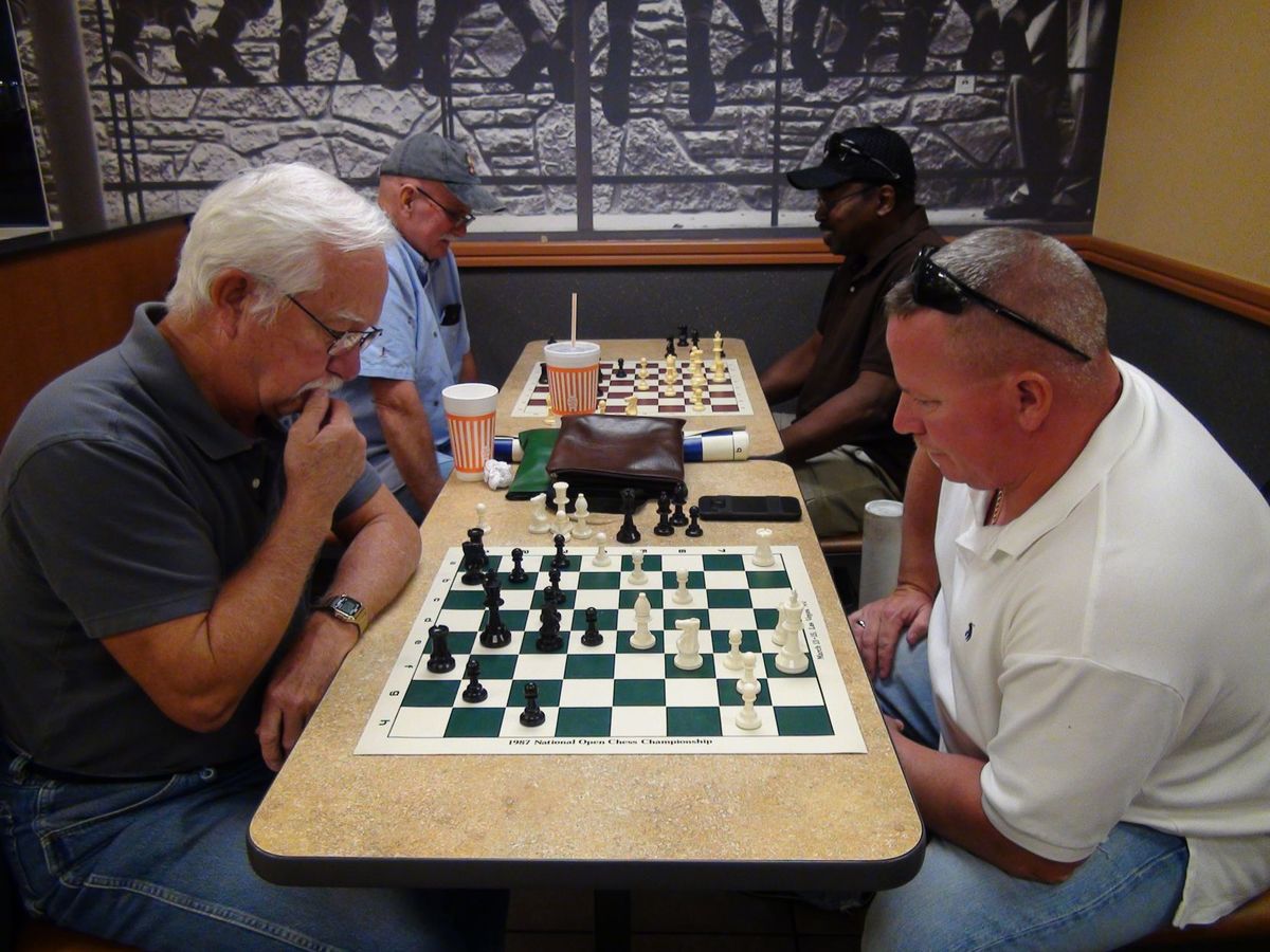 Burger and Chess at Whataburger